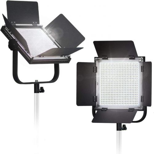  [아마존베스트]LS LIMO STUDIO LIMOSTUDIO (50% Moving Clearance) 2-Pack LED 600 Photographic Lighting Panel with Digital Display Screen, Photo Studio Barndoor Light, Continuous Video Light, Brightness Control Available, AG