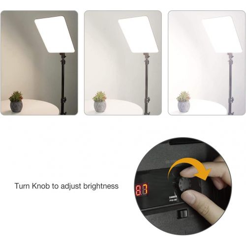  [아마존베스트]LimoStudio, AGG2812, LED Dimmable Dual-Color Temperature Photo Light Panel with Photo and Video Studio Light Stand Tripod, 2PACK