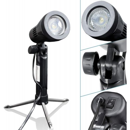  [아마존베스트]LS LIMO STUDIO LIMOSTUDIO LimoStudio Photography Continuous LED Portable Light Lamp with Table Top Studio with Color Filters for Photography Photo Studio, 2 sets, AGG1501