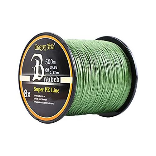  [아마존베스트]LSHEL Braided Fishing Line 8x 500 m PE Super Strong Braided Lines