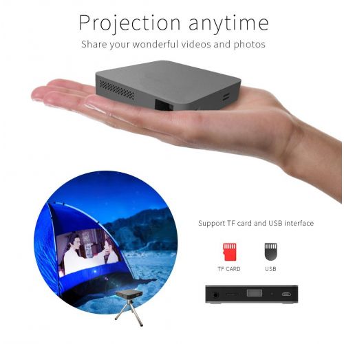  LSP Portable Pico DLP Mini LED smart projector support 1920X1080P FHD resolution S6