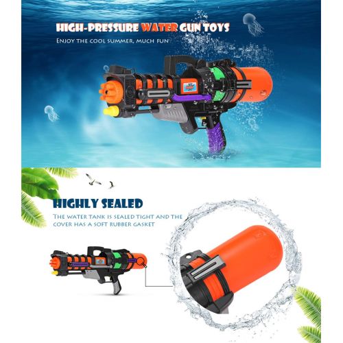  LSQR Large High Pressure Water Gun Toy Backpack Water Gun Beach Toy Swim Summer Hot Toy Water Gun &High Pressure Water Gun Range Far