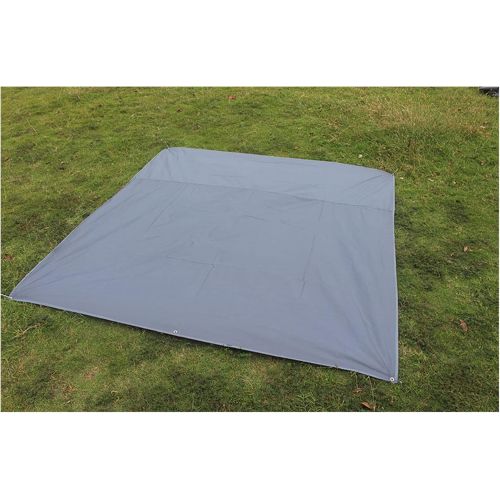  LSXLSD Tent Floor Saver Reinforced Multi-Purpose Tarp Tent Camping Beach Picnic Mat Waterproof Tarpaulin Bay (Color : Gray, Size : 210x210cm)