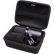 LTGEM Hard Carrying Case for Shure SM7B / SM7dB / MV7 / MV7X / MV7+ Vocal Dynamic Microphone - Travel Protective Storage Bag