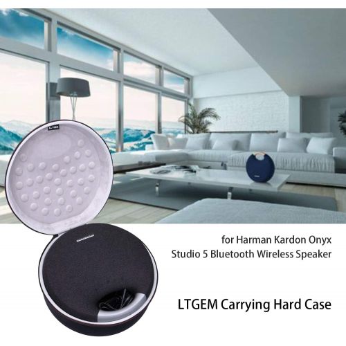  LTGEM EVA Hard Case for Harman Kardon Onyx Studio 5/6 Bluetooth Wireless Speaker - Travel Protective Carrying Storage Bag