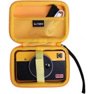 LTGEM Hard Case for Kodak Mini Shot 2 & Shot 3 Retro Portable Wireless Instant Camera & Photo Printer - Yellow