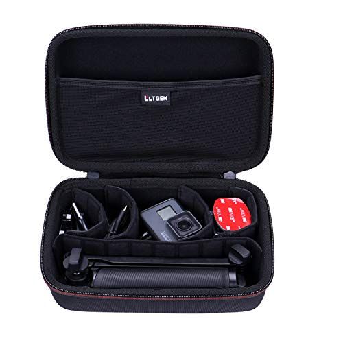  LTGEM Hard Carrying Case for GoPro Hero 10 / 9 / 8 / 7 / 6 / 5 / Hero (2018) or GoPro MAX Waterproof Digital Action Camera, with 4 Moveable Dividers