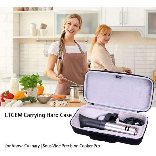  [아마존베스트]LTGEM EVA Hard Case for Anova Culinary | Sous Vide Precision Cooker Pro (WiFi), 1200 Watts, All Metal, Anova App Included