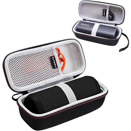  LTGEM Hard Carrying Case for JBL Flip 4/ 3 Portable Bluetooth Speaker, with Mesh Pocket Fits USB Cable and Accessories, for Travel, Storage and More