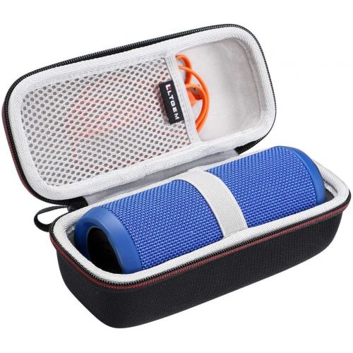  LTGEM Hard Carrying Case for JBL Flip 4/ 3 Portable Bluetooth Speaker, with Mesh Pocket Fits USB Cable and Accessories, for Travel, Storage and More