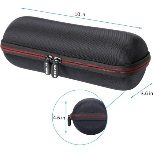  LTGEM EVA Hard Case for Bose SoundLink Revolve or Revolve (Series II) Bluetooth Speaker with Mesh Pocket-Black
