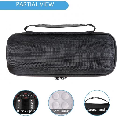  LTGEM EVA Hard Case for Bose SoundLink Revolve or Revolve (Series II) Bluetooth Speaker with Mesh Pocket-Black