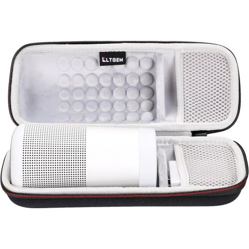  LTGEM EVA Hard Case for Bose SoundLink Revolve or Revolve (Series II) Bluetooth Speaker with Mesh Pocket-Black