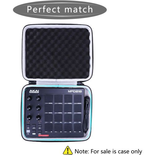  [아마존베스트]LTGEM Hard Case for AKAI Professional MPD218 | Ultra Portable USB Bus Powered 16 Pad USB/MIDI Pad Controller