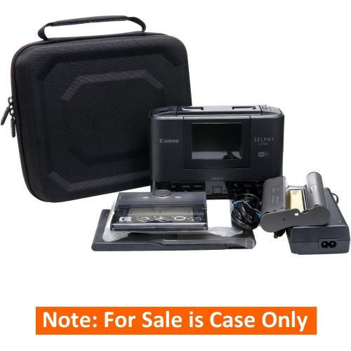  LTGEM EVA Hard Case for Canon SELPHY CP1200 & CP1300 Wireless Compact Photo Printer - Travel Protective Carrying Storage Bag