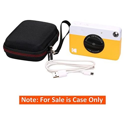  LTGEM EVA Hard Case for Kodak PRINTOMATIC or Kodak Smile Digital Instant Print Camera - Black