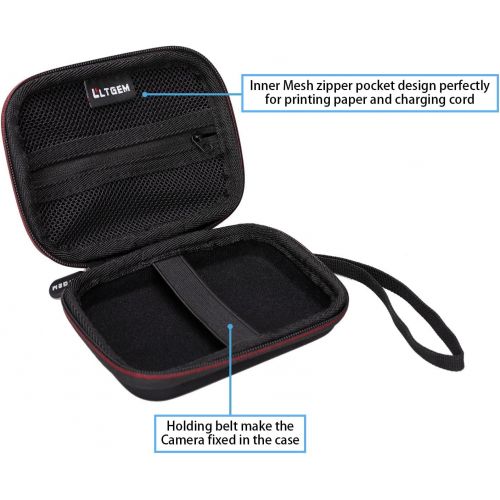  LTGEM EVA Hard Case for Kodak PRINTOMATIC or Kodak Smile Digital Instant Print Camera - Black