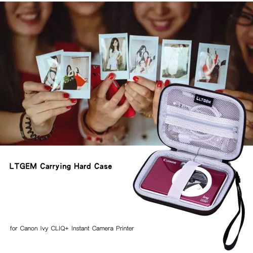  LTGEM EVA Hard Case for Canon Ivy CLIQ 2 / CLIQ+ / CLIQ+ 2 Instant Camera Printer - Travel Protective Carrying Storage Bag