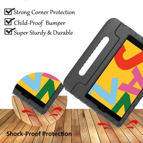  [아마존베스트]LTROP Case for iPad 10.2 2020/2019, iPad 8th Generation Case, iPad 7th Generation Case for Kids - Shockproof Light Weight Handle Stand Kids Case for Apple iPad 10.2-inch (8th/7th G