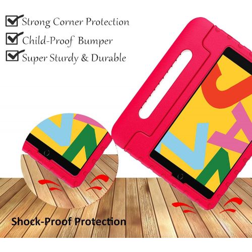  [아마존베스트]LTROP New iPad 8th Generation Case 2020, iPad 10.2 Case, iPad 7th Generation Case for Kids - Shockproof Light Weight Handle Stand Kids Case for 10.2 inch iPad 8th Gen 2020/ 7th Gen