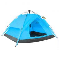 LTVT Tent Outdoor Wilderness pop-up Family Parasol Home Equipment Picnic Fishing Camping Tent Mountaineering Rainproof Family 3-4 People Camping Automatic Tent Set