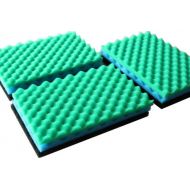 LTWHOME Fish Pong Foam Filter Sponge Set 17 X 11 Media