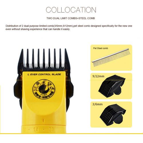 LUBANC Professional Powerful Electric Scissors Pet Hair Clippers Dog Cat Rabbit Hair Trimmer Animal Grooming Cutting Machine 110-240V