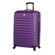 LUCAS Lucas ABS Carry On Hard Case 20 inch Rolling Suitcase Set With Spinner Wheels (20in, Purple)