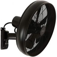 [아마존베스트]LUCCI AIR Breeze Steel Wall Fan with Remote Control - Black