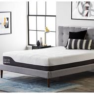 LUCID 12 Inch Twin Hybrid Mattress - Bamboo Charcoal and Aloe Vera Infused Memory Foam - Motion Isolating Springs - CertiPUR-US Certified