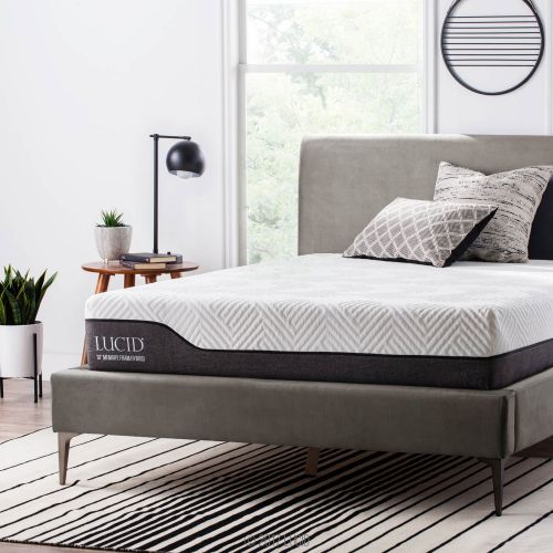  LUCID LU10TX38BH Mattress, Twin XL, 10-Inch