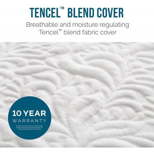  LUCID 16 Inch Plush Gel Memory Foam and Latex Four-Layer-Infused with Bamboo Charcoal Mattress, Twin