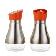 LUCK DAY Portable Stainless Steel Glass Anti-Leak Oil Bottle Soy Sauce Vinegar Dispenser Kitchen Tools