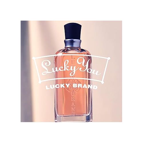  LUCKY You Perfume for Women, Eau de Toilette Day or Night Spray with Fresh Flower Citrus Scent, 3.4 oz, LUCF00006