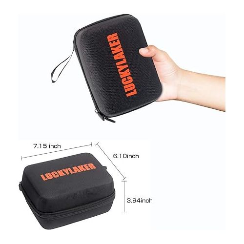  LUCKY Hard Travel Case for LUCKY/LUCKYLAKER Handheld Fish Finder Boat Sonar Fishing Finders Transducer Kayak Fish Finder Waterproof for Ice Fishing