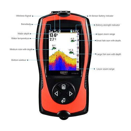  LUCKY Wireless/Wired Sonar Fish Finder