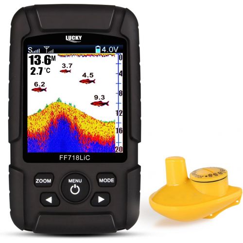  [아마존핫딜][아마존 핫딜] LUCKY Fish Finder Wired & Wireless Portable Fishing Sonar for All Fishing Types