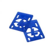 LUCKY RISERS Skateboard Shock Riser Pads 4mm Blue