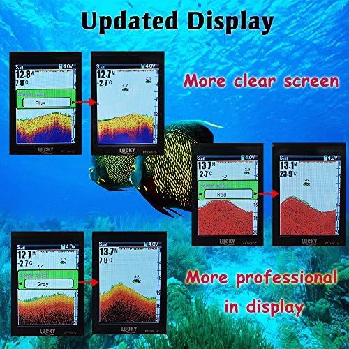  [아마존베스트]Lucky Portable Fish Finder Wireless Sonar Fishing Water Depth Gauge for Fishing, Fishing, Ice Fishing, Sea Fishing