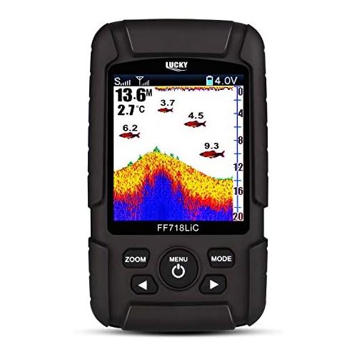  [아마존베스트]LUCKY Fishfinder Wireless Portable Fish Finder 45 m/147 Feet Sonar Deep Fish Finder Ocean River Sea Colour Fish Finder