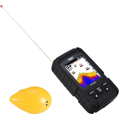  [아마존베스트]LUCKY Fishfinder Wireless Portable Fish Finder 45 m/147 Feet Sonar Deep Fish Finder Ocean River Sea Colour Fish Finder