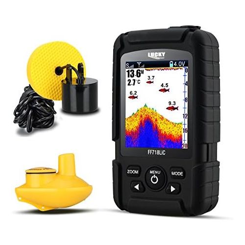  [아마존베스트]Lucky Fish Finder 2-in-1 Wired and Wireless Sensor Portable