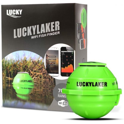  Lucky Smart Fish Finder  Portable Wi-Fi Fish Finder for Recreational Fishing from Dock, Shore or Bank