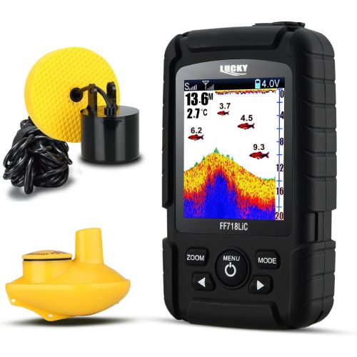  LUCKY Lucky Fish Finder Wired & Wireless Portable Fishing Sonar for All Fishing Types