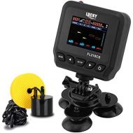 Lucky LUCKY Fish Finder for Kayak, Depth Finder Range in 328FT by Wired Transducer Built-in Various Fishing Modes Options for Sea Fishing, Ice Fishing and Shore Fishing