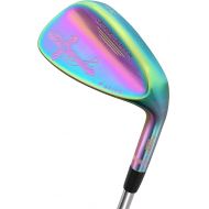 LUCKYFLY LUCKFLY Golf Sand Wedge Forged Golf Wedges for Man Right Hand 52 56 60 Degree Milled Face for More Spin Pitching Lob Chipping Golf Clubs