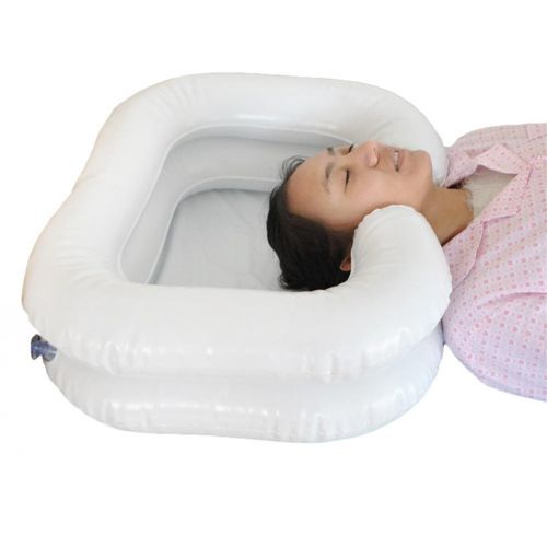  LUCKYYAN LUCKYYYAN PVC Inflatable Shampoo Basin Bathing Aid - Wash Hair In Bed