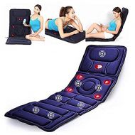 LUCKYYAN Foldable Full Body Massager, 10-Motor Massage Mat + 5 Massage Modes, Infrared Heating, Massages...
