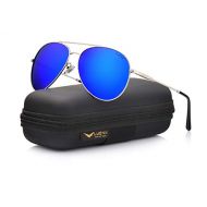 [아마존 핫딜]  [아마존핫딜]LUENX Aviator Sunglasses Womens Polarized Mirror with Case - UV 400 Protection 60MM