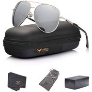 [아마존 핫딜]  [아마존핫딜]LUENX Men Aviator Sunglasses Polarized Women - UV 400 with case 60MM
